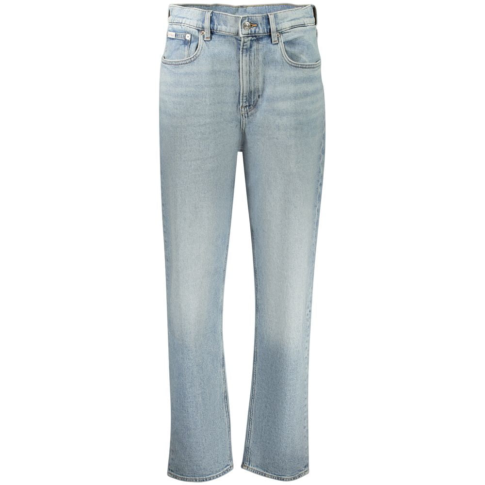Calvin Klein Azzurro Cotton Women Jeans