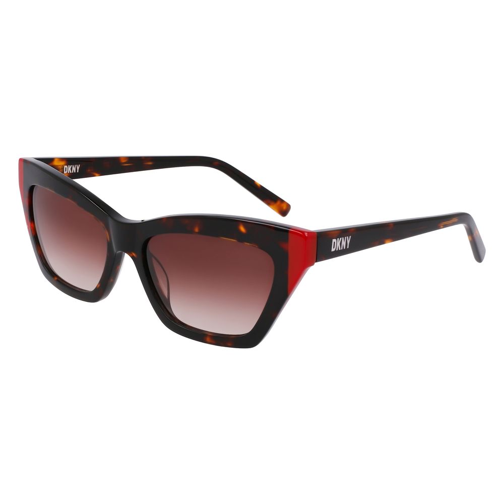 DKNY Brown Acetate Sunglasses