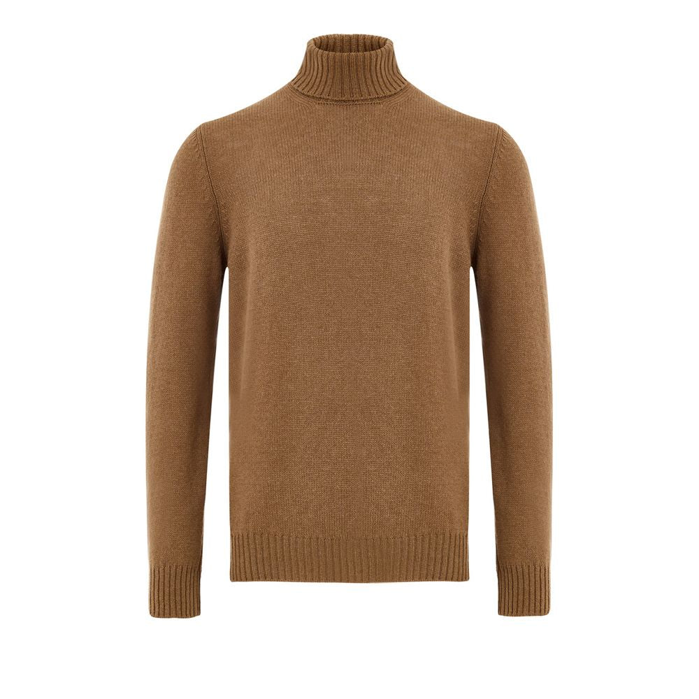Gran Sasso Brown Wool Turtleneck