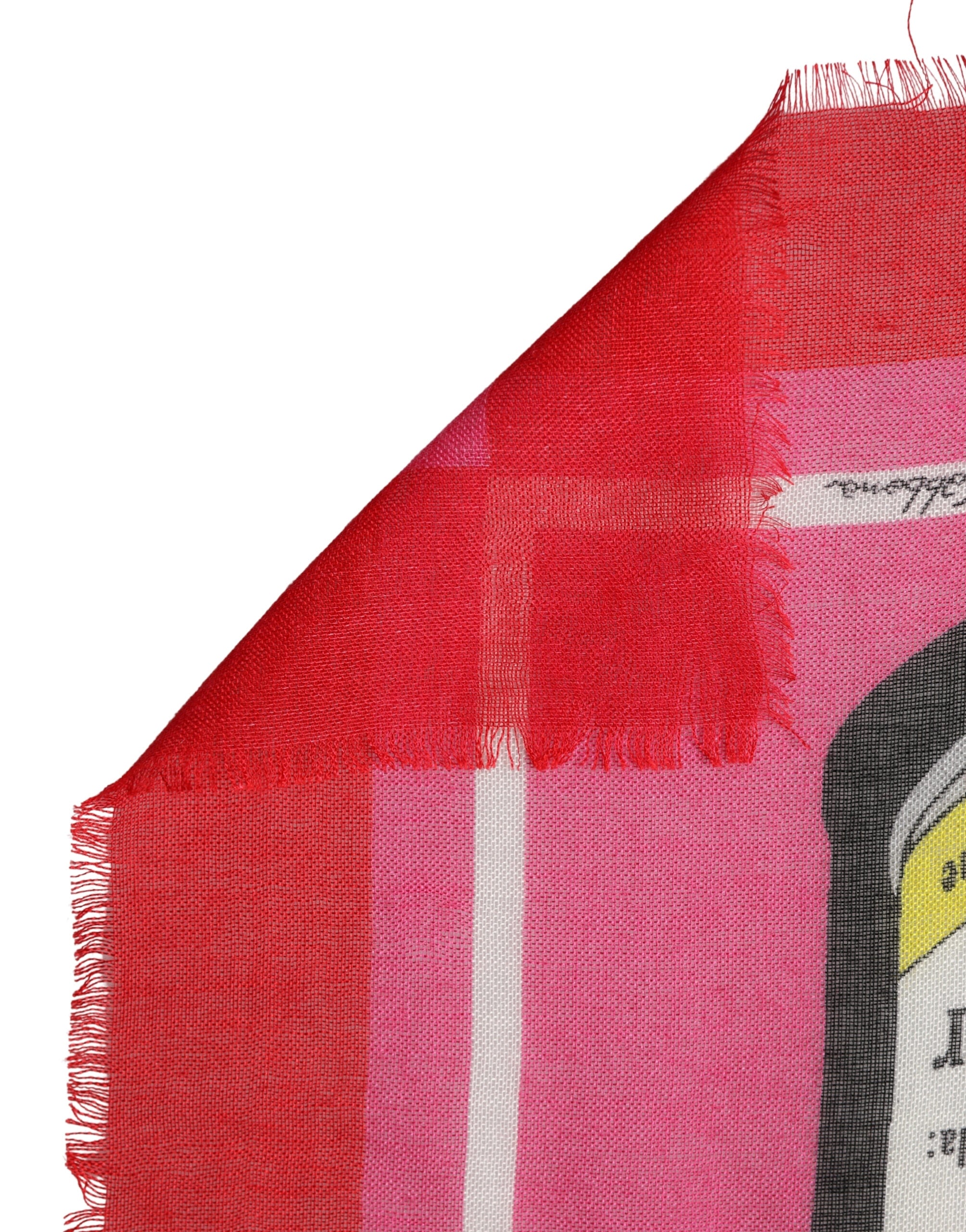 Dolce & Gabbana Pink DG Amore Print Neck Square Shawl 140cm x 135cm  Scarf