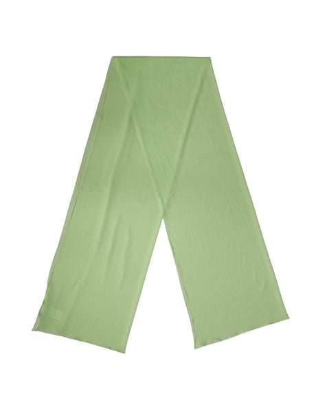 Dolce & Gabbana Light Green Silk Neck Wrap Shawl Stole 200cm x 64cm  Scarf