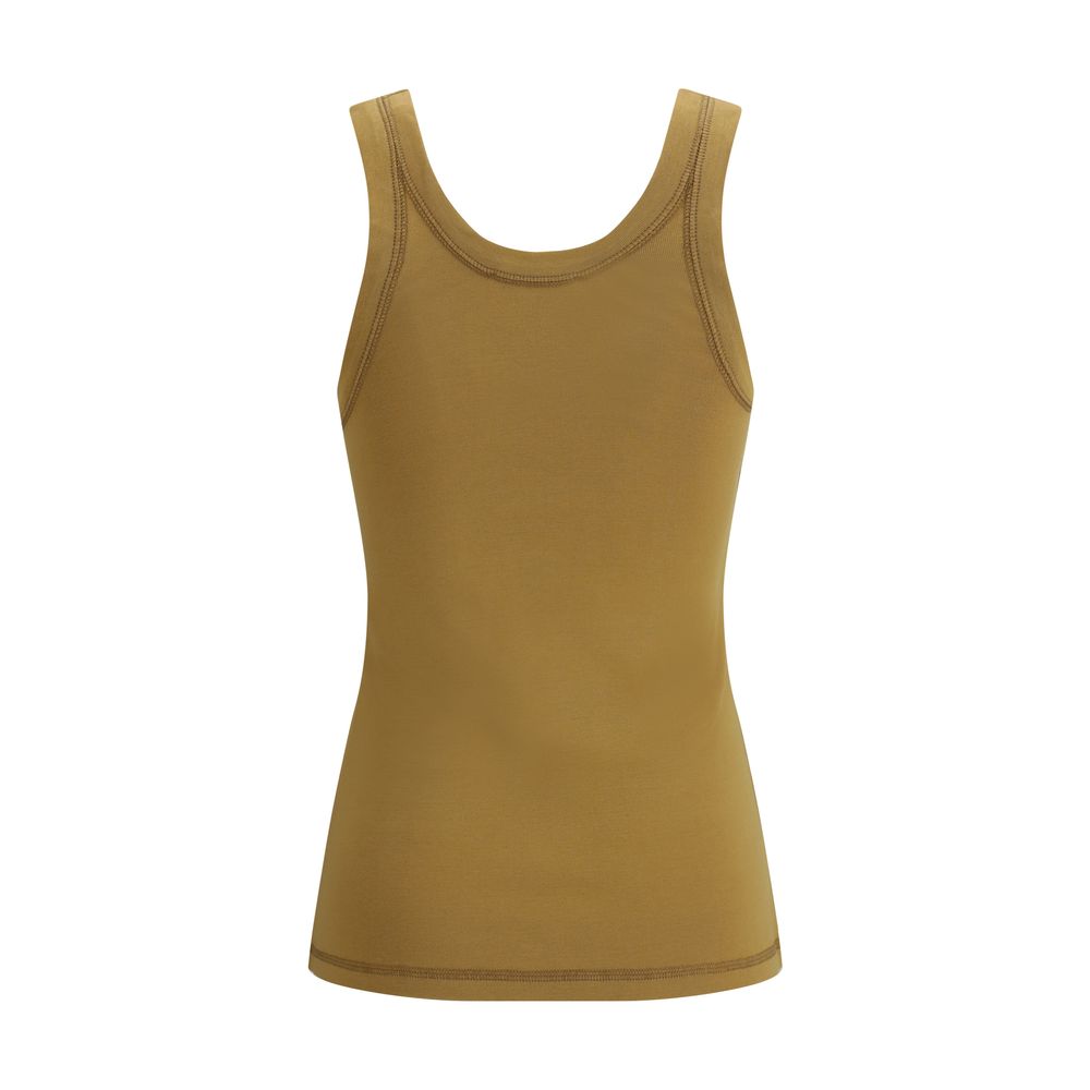 Lemaire Brown Cotton Tank Tops