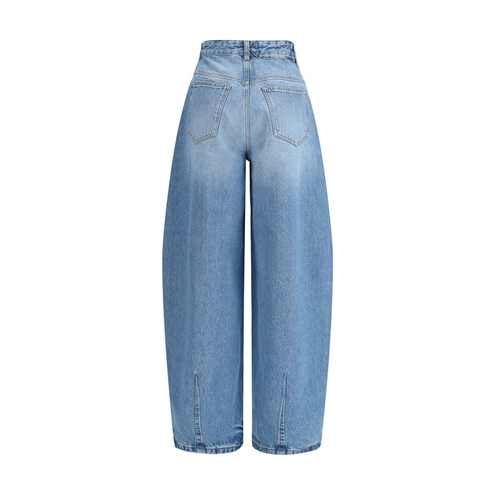Jacquemus Blue Cotton Jeans Denim