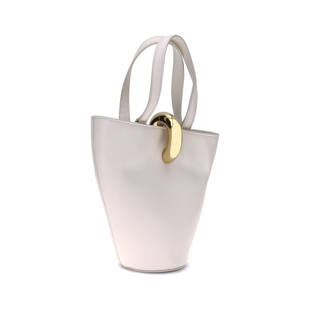 Jacquemus Beige Calf Leather Bos Taurus Shoulder Bag