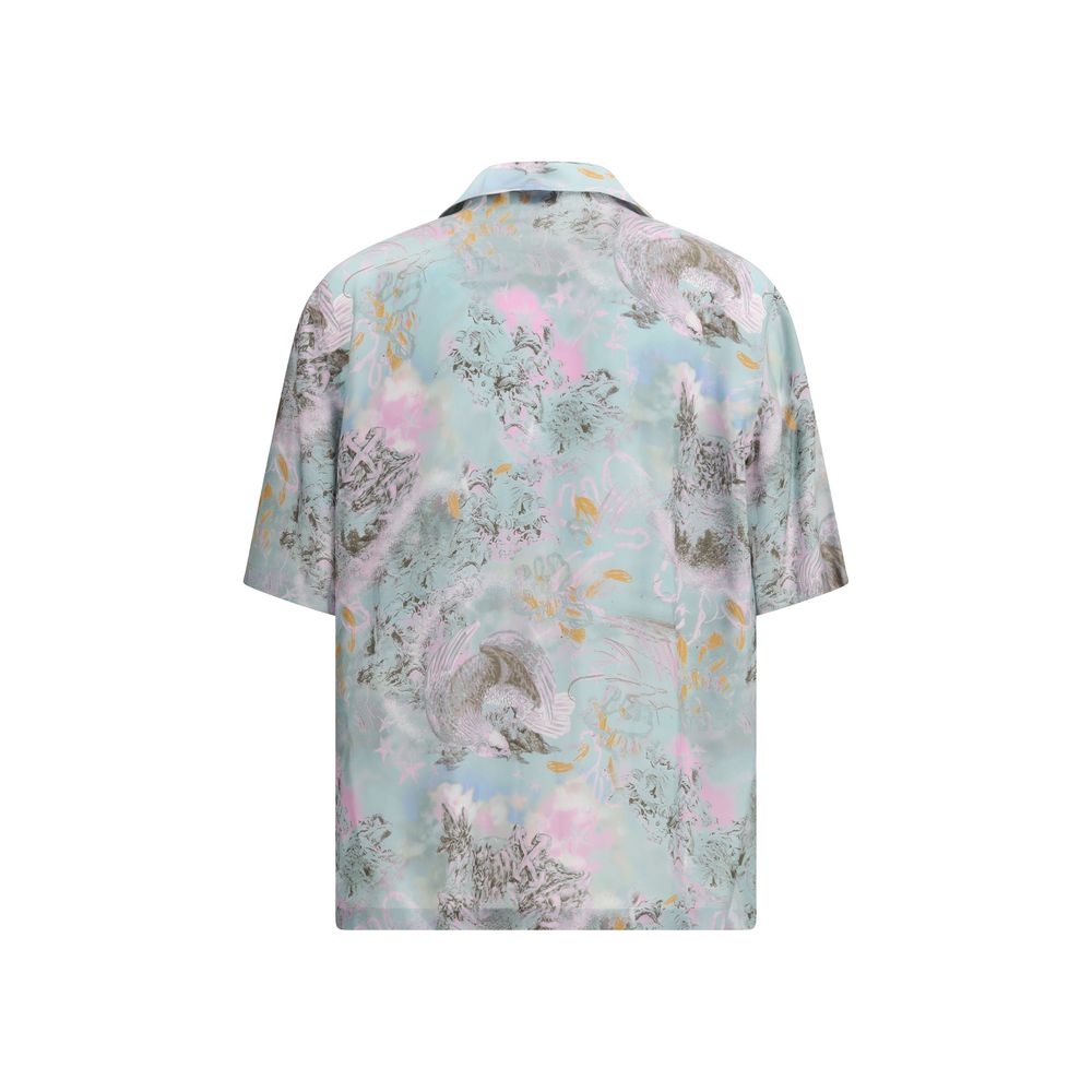 Off-White Multicolor Viscose Shortsleeve Shirt