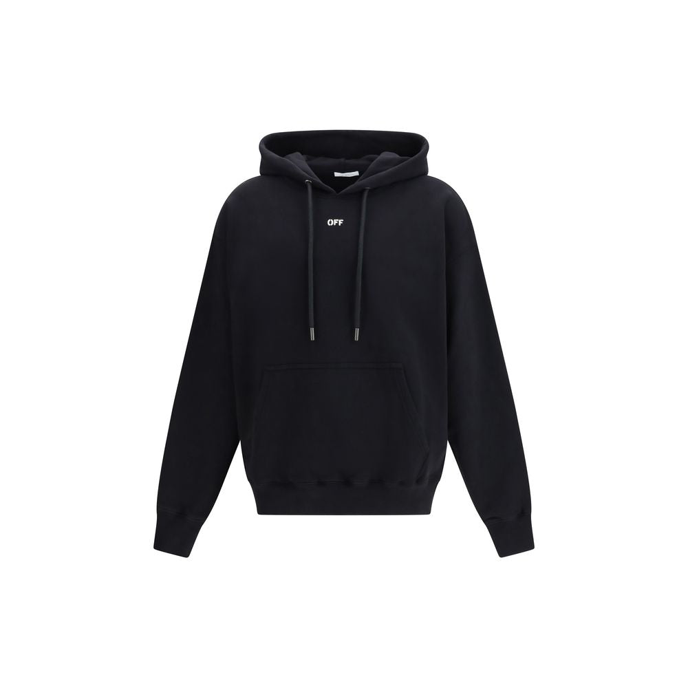 Off-White Black Cotton Sweatshirt