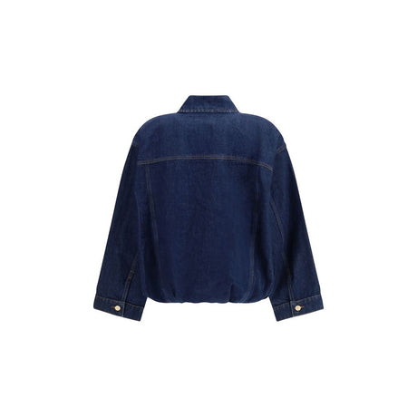 7FOR Blue Cotton Denim Jacket