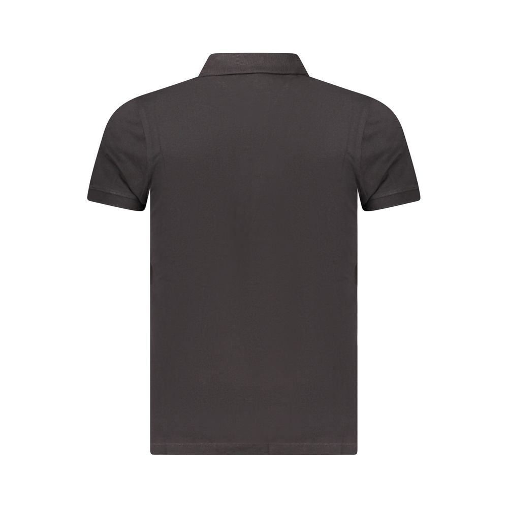 Tommy Hilfiger Black Cotton Men's Polo Shirt