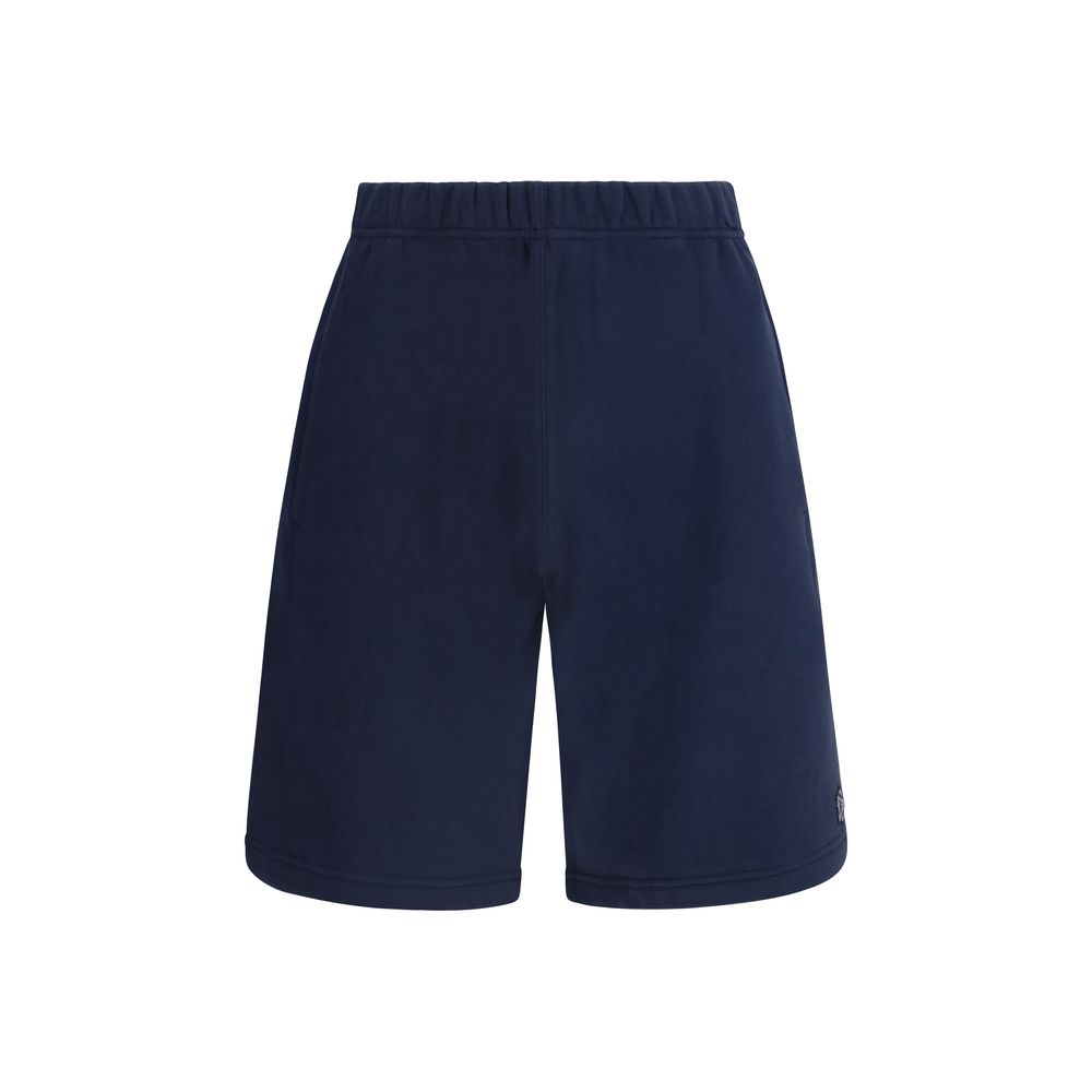 Kenzo Blue Cotton Bermuda Shorts