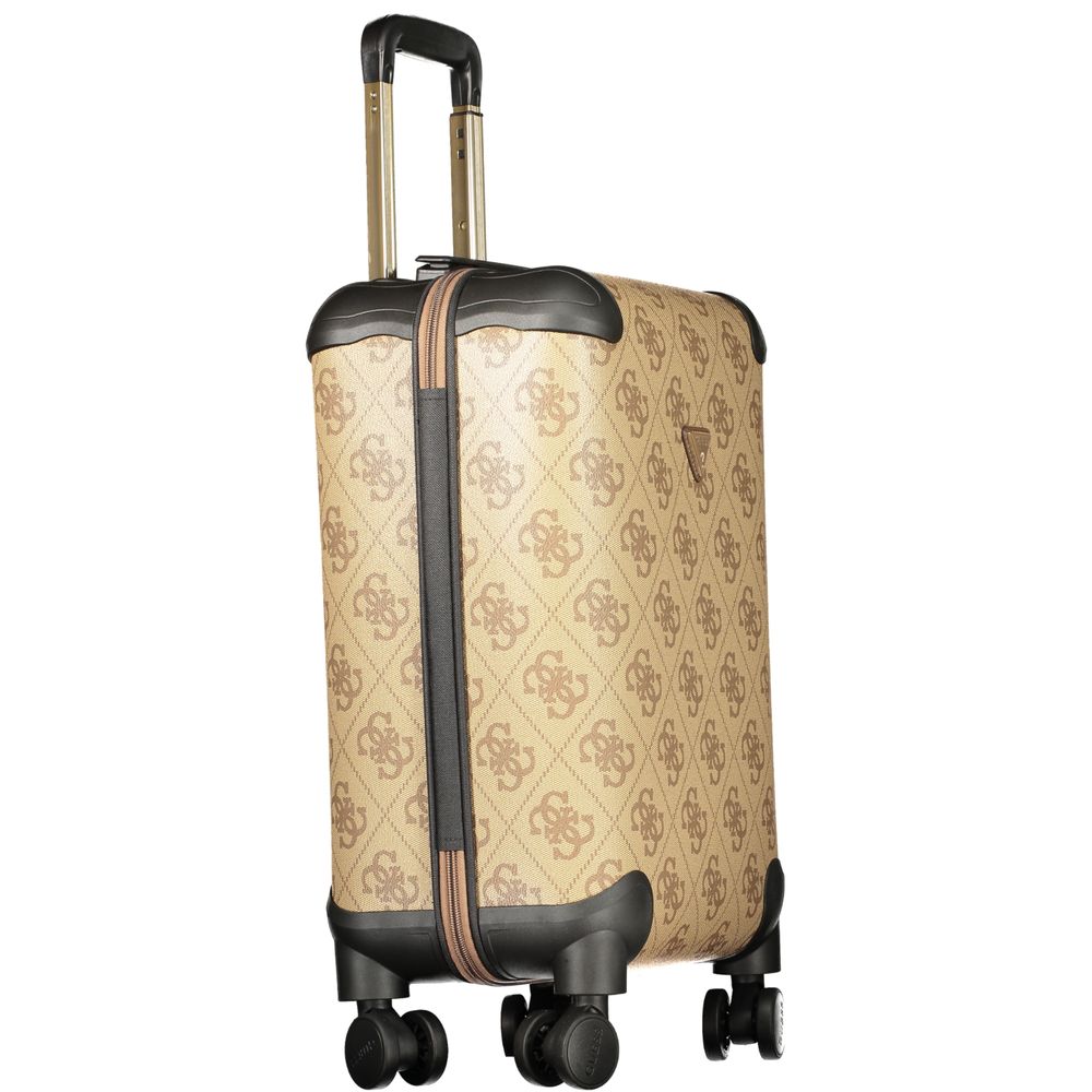 Guess Jeans Marrone Poliuretano Women Travel Trolley