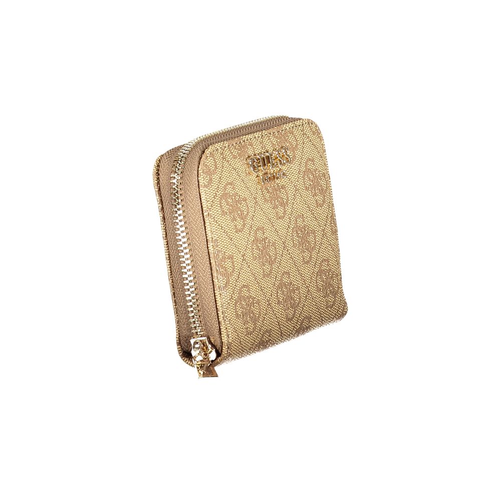 Guess Jeans Beige Polyurethane Women Wallet