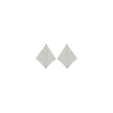 Rabanne Silver Brass Earrings