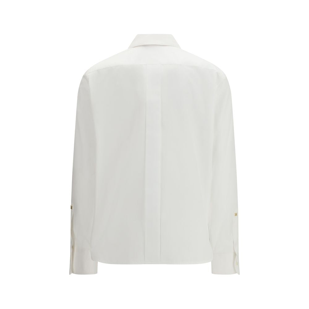 Max Mara White Cotton Dress Shirt