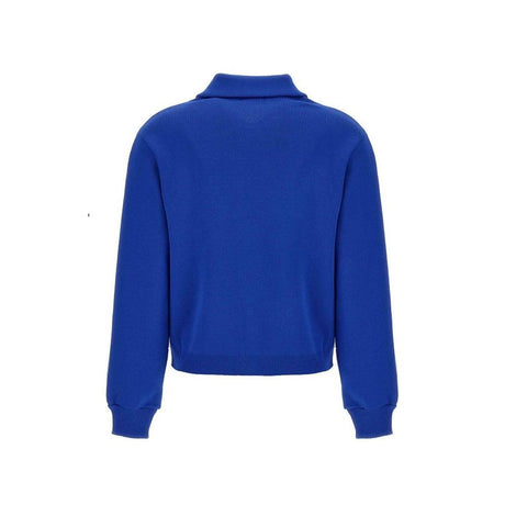 Autry Blue Nylon Cardigan
