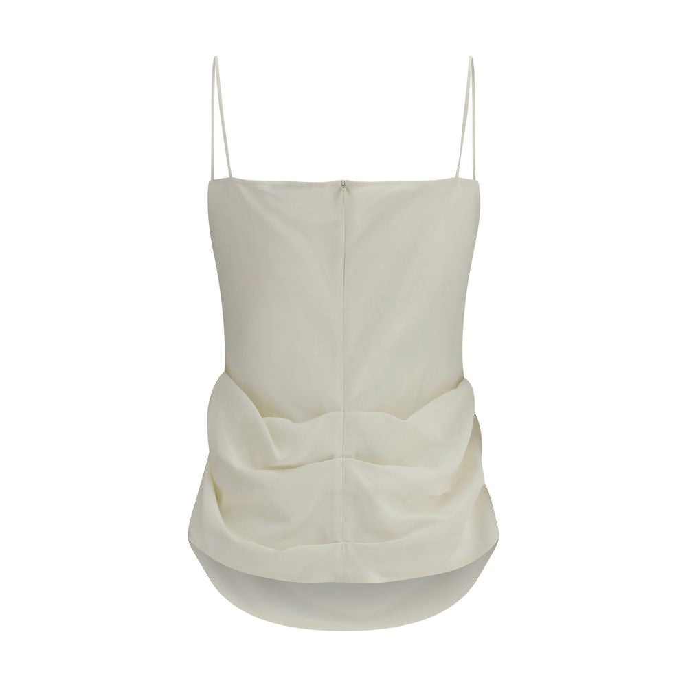 Magda Butrym Beige Silk Blouse