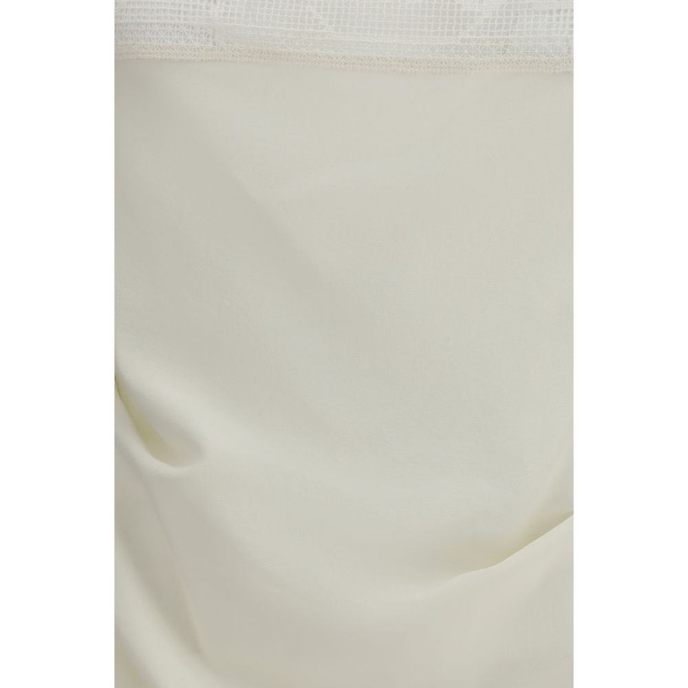 Magda Butrym Beige Silk Blouse