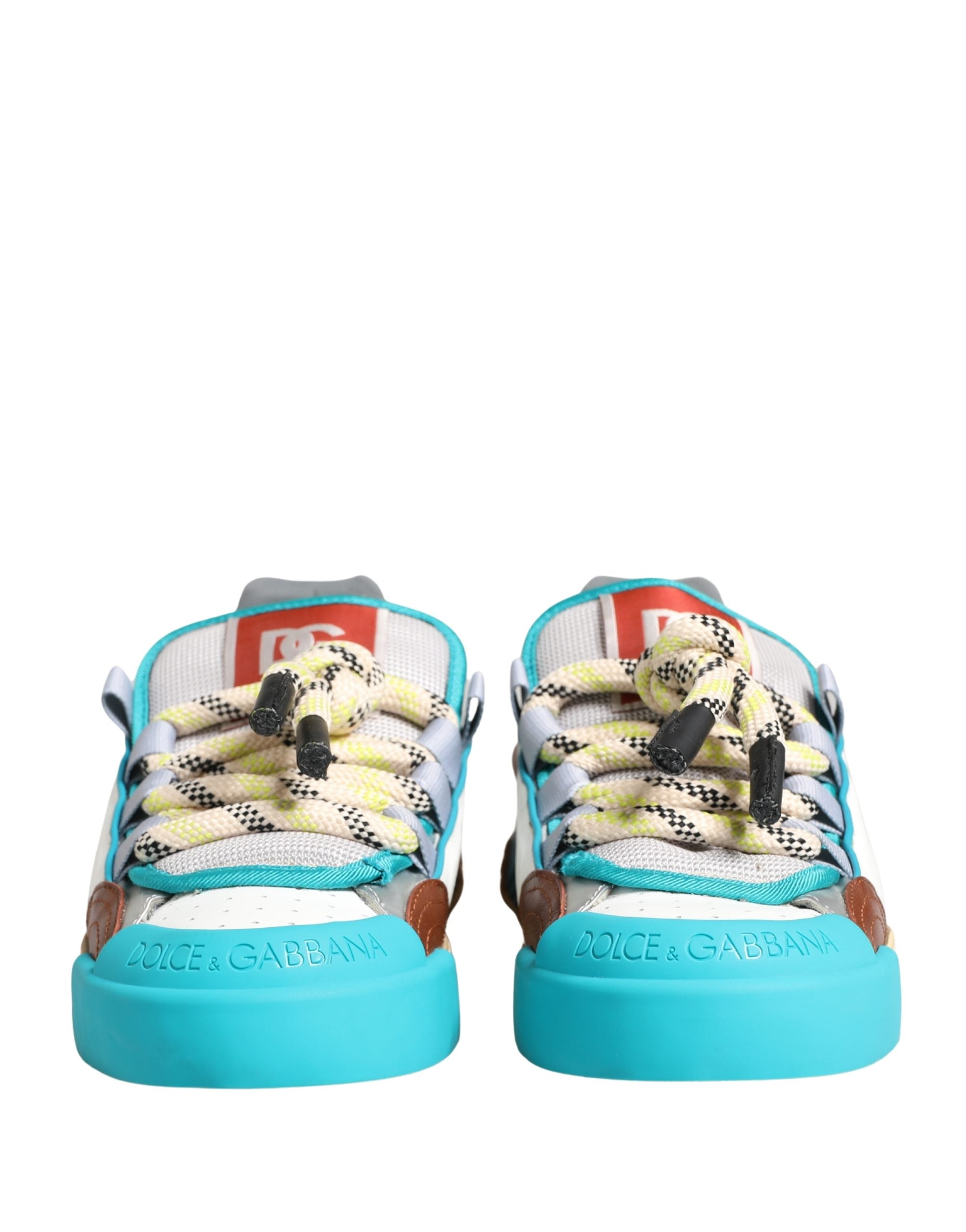 Dolce & Gabbana Multicolor Portofino Space Men Sneakers Shoes