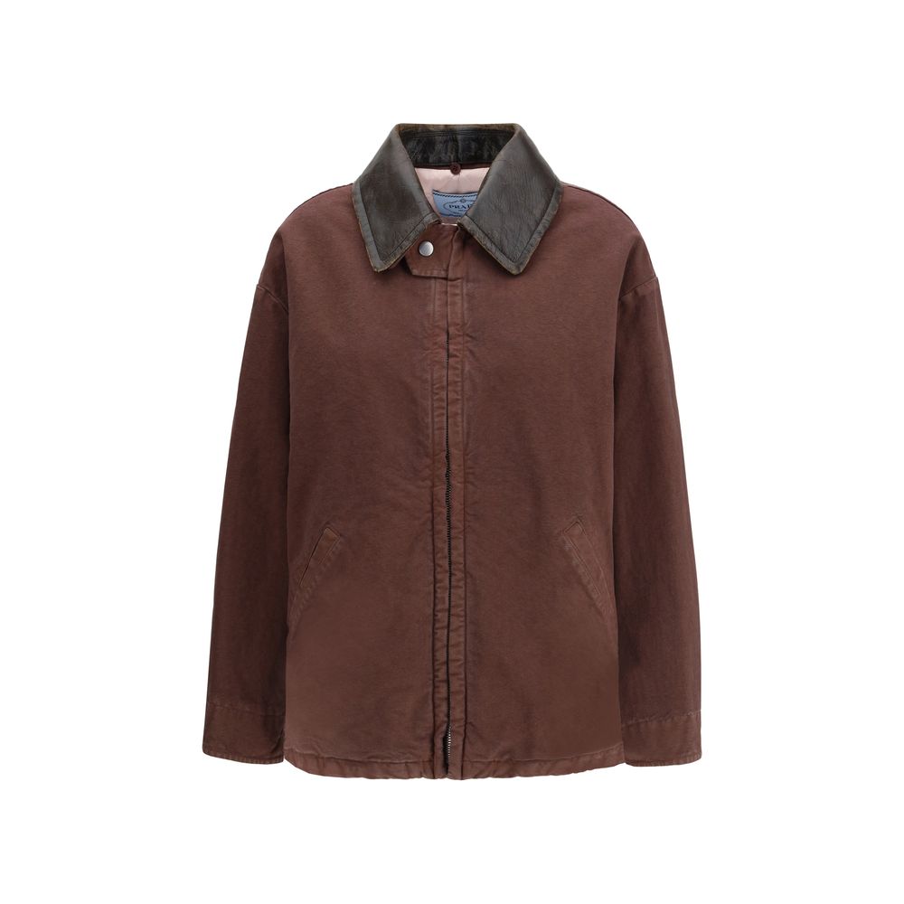 Prada Brown Cotton Coat