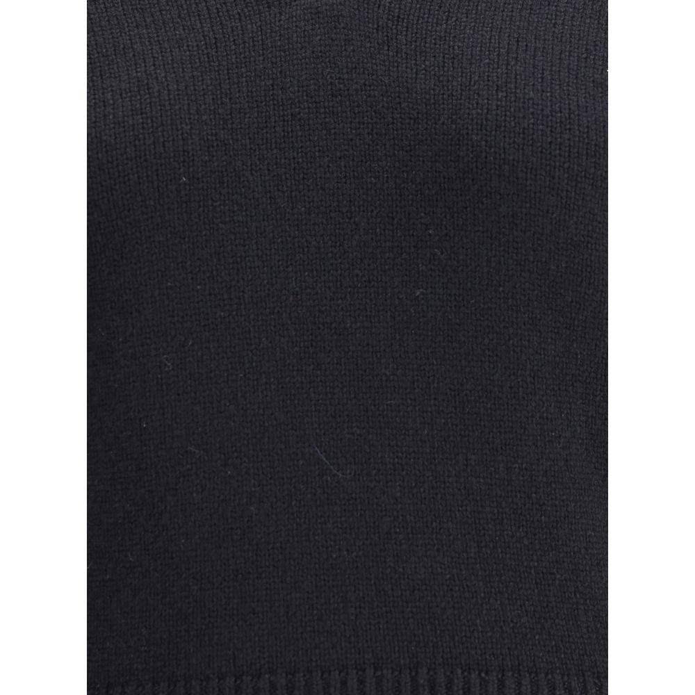 Khaite Black Cashmere Sweater