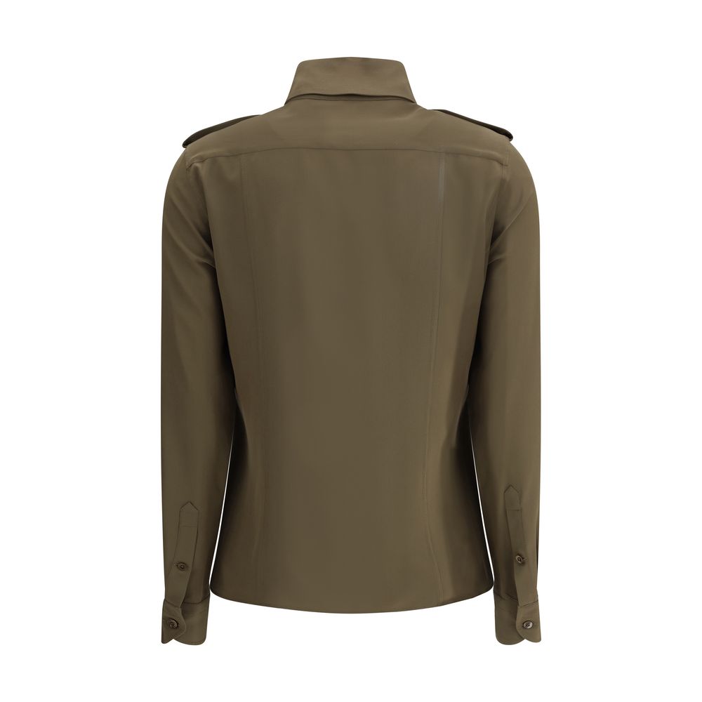 Tom Ford Bicolor Silk Dress Shirt