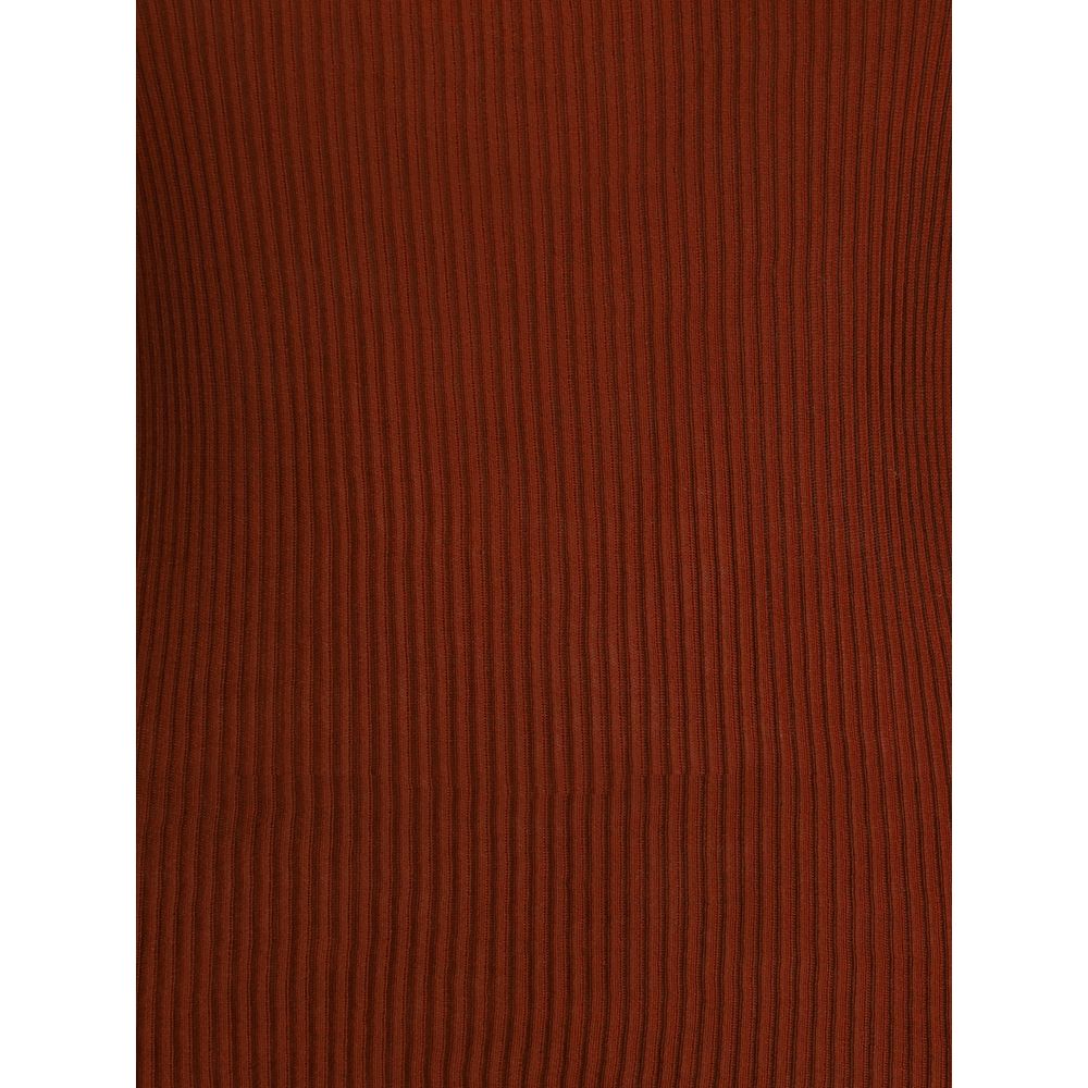 Petar Petrov Orange Silk Long Sleeve T-Shirt