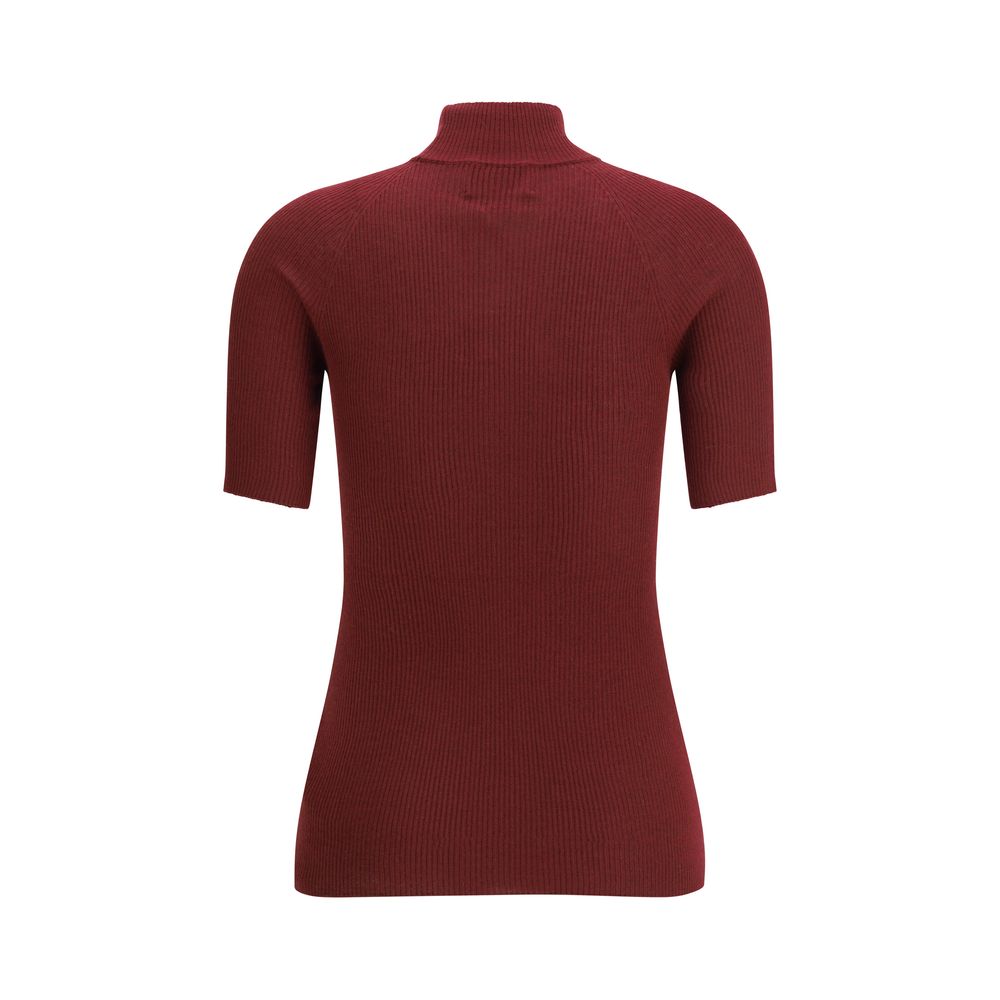 SA SU PHI Bordeaux Cashmere Sweatshirt