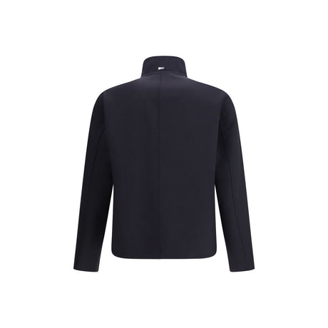 Herno Blue Elastane Coat
