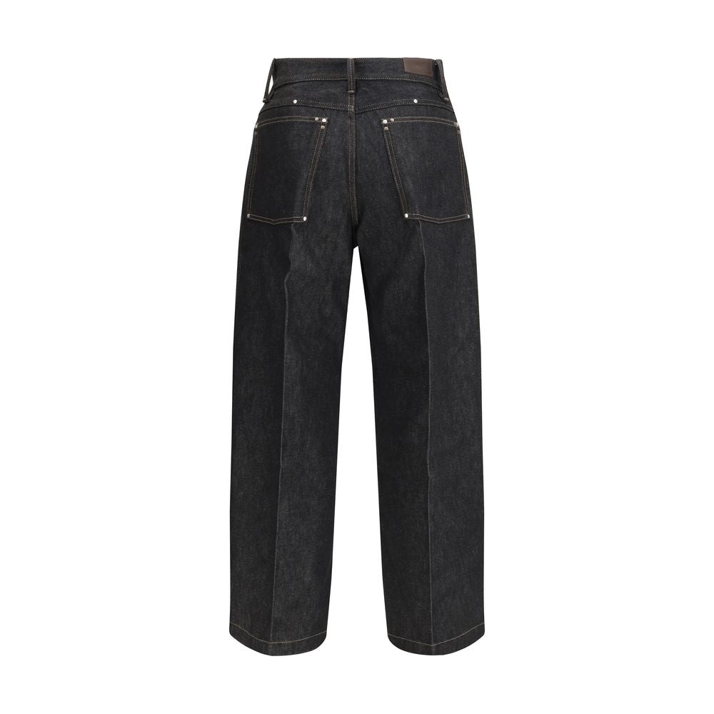 Lemaire Blue Cotton Jeans Denim