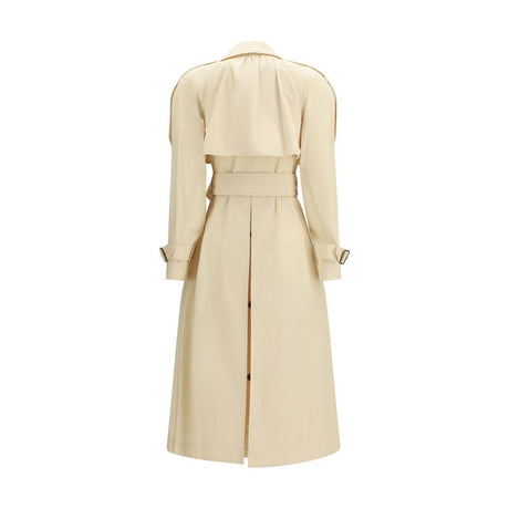 Burberry Beige Polyester Trench Coat