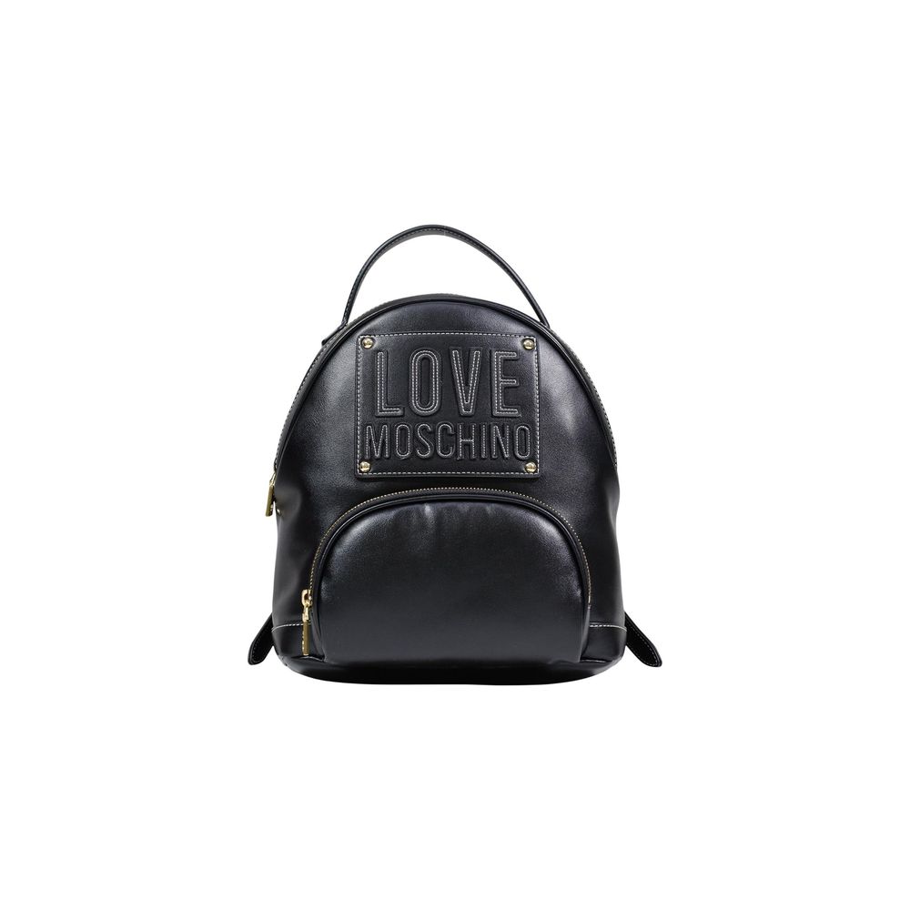 Love Moschino Black Polyethylene Backpack