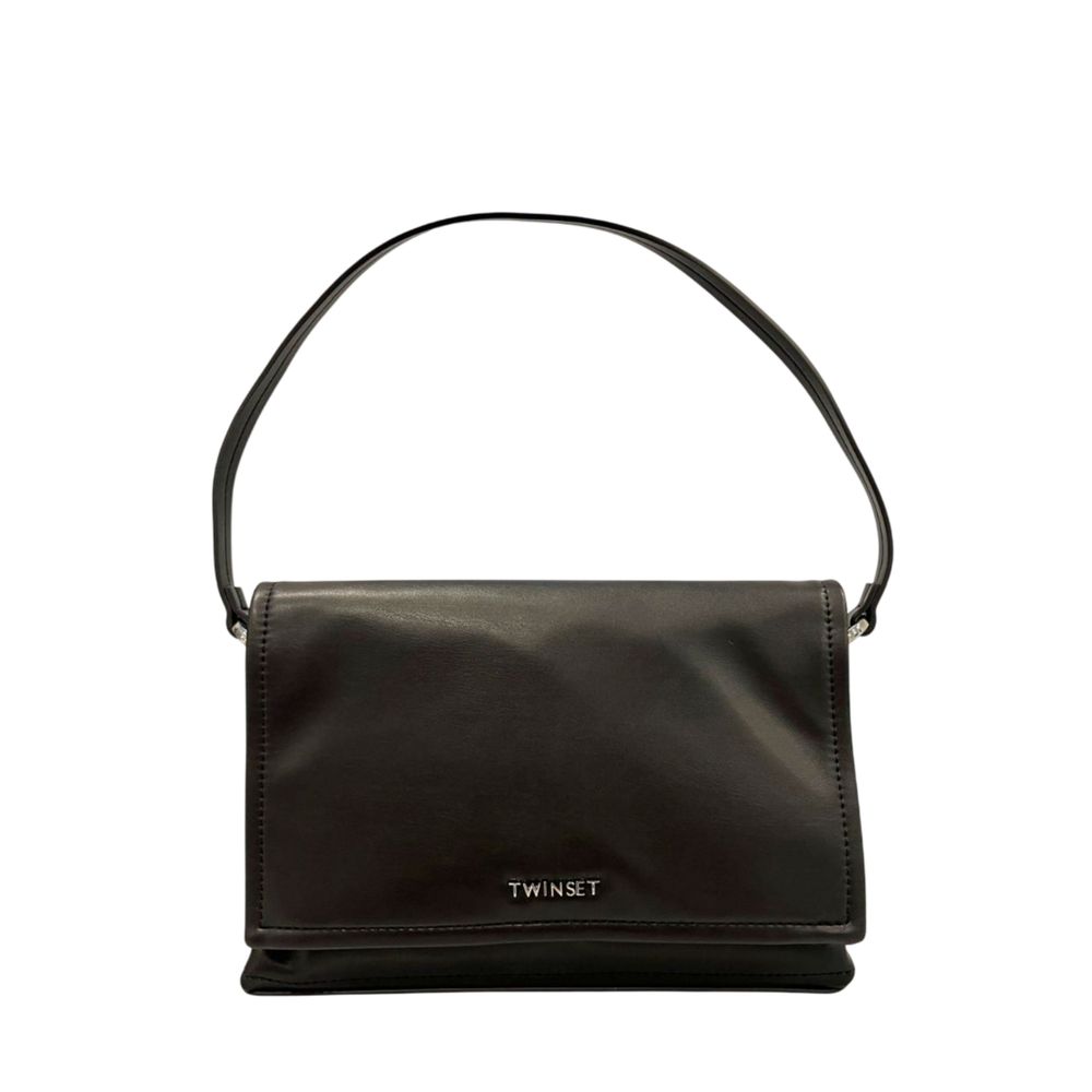 Twinset Black Polyethylene Clutch Bag