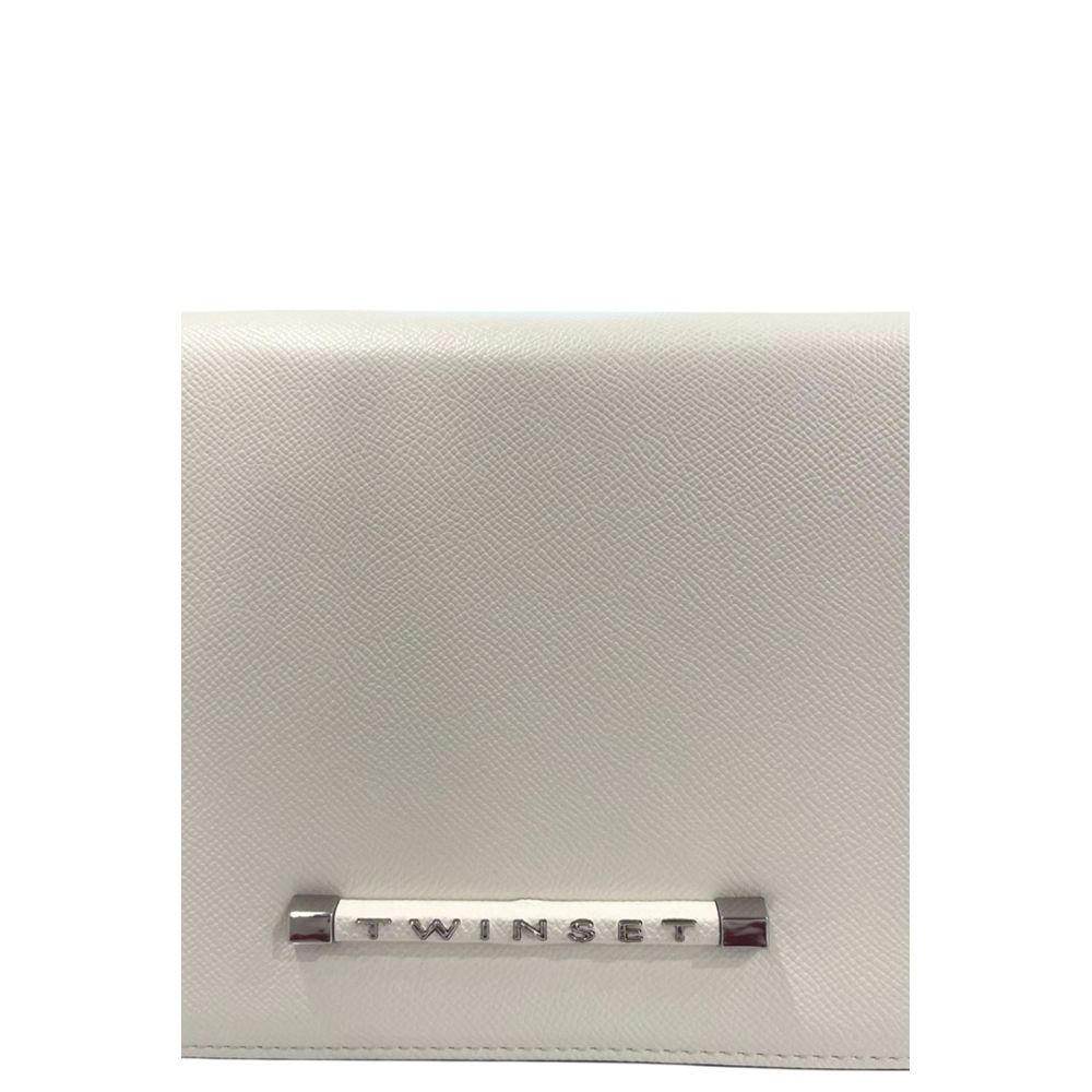 Twinset White Polyethylene Crossbody Bag
