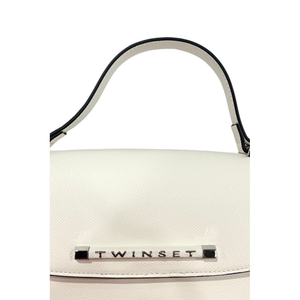 Twinset White Polyurethane Women Handbag