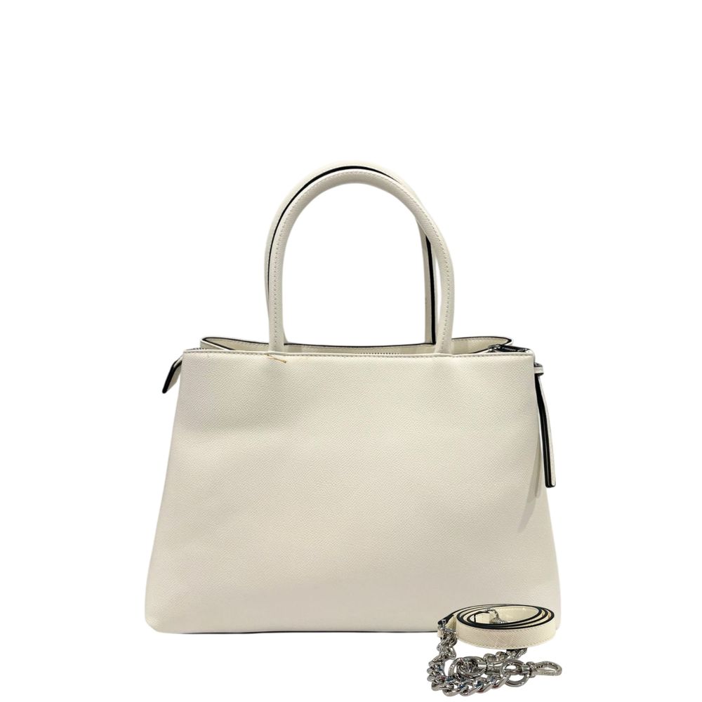 Twinset White PU Women Handbag