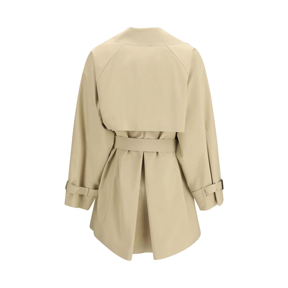 Max Mara Beige Cotton Trench Coat