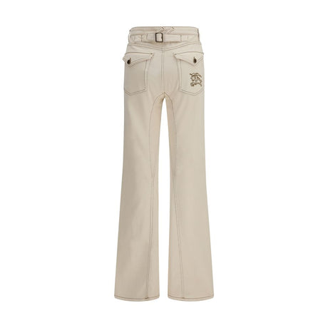 Burberry Beige Cotton Bootcut Jeans