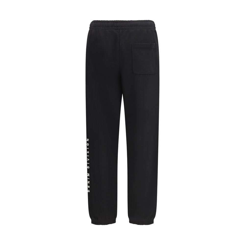 Diesel Black Cotton Joggers (Workout Pants)