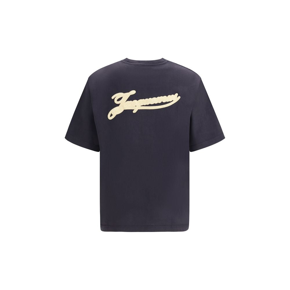 Jacquemus Blue Cotton T-Shirt