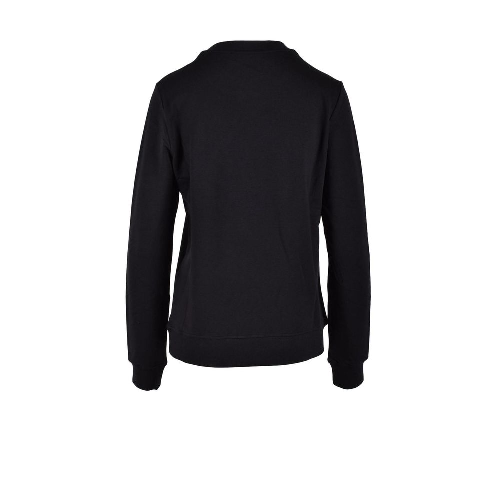 Love Moschino Black Cotton Sweatshirt