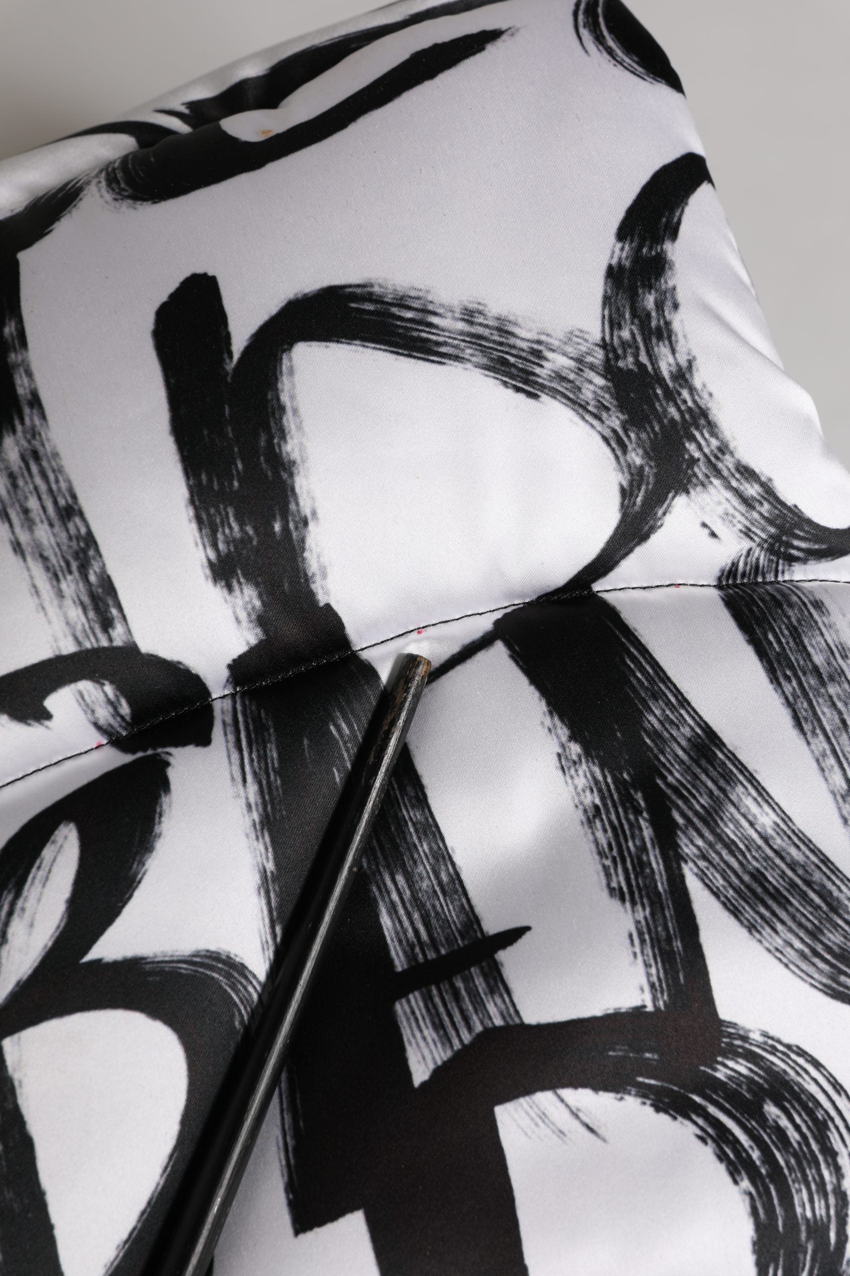 Dolce & Gabbana White Logo Print Whole Head Wrap Capello Hat