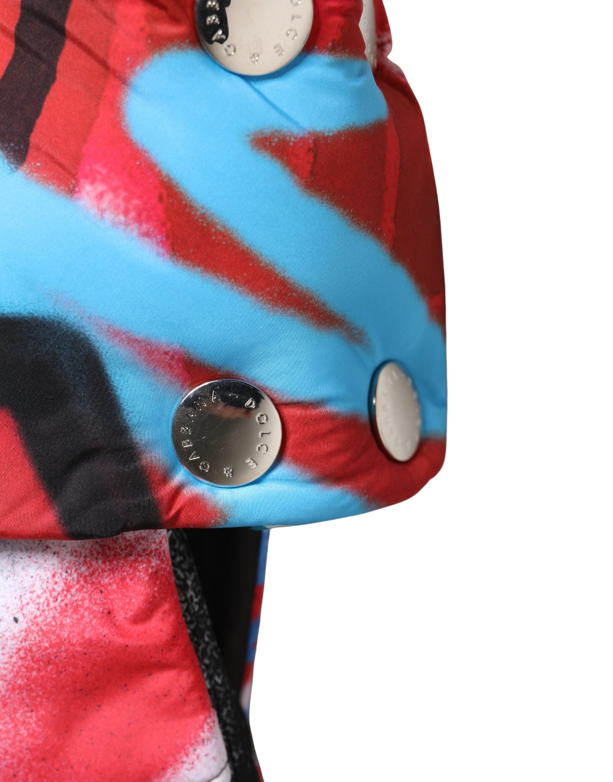 Dolce & Gabbana Multicolor Graffiti Whole Head Wrap Capello Hat