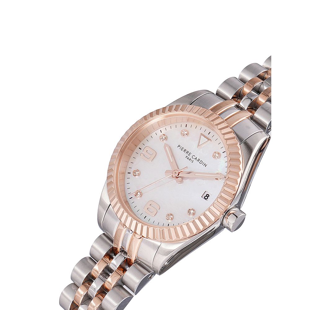 Pierre Cardin Gray Stainless Steel Dress Watch