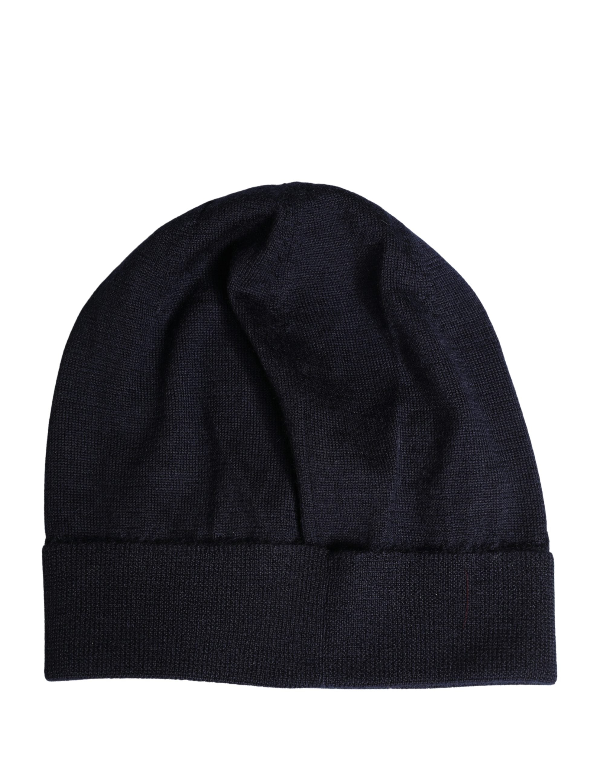 Dolce & Gabbana Black Cashmere Knitted Women Winter Beanie Hat