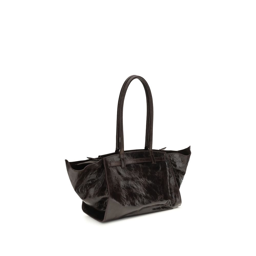 Benedetta Bruzziches Brown Calf Leather Bos Taurus Shoulder Bag