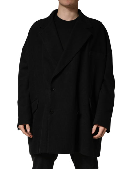 Dolce & Gabbana Black Double Breasted 2 Buttons Suit Jacket