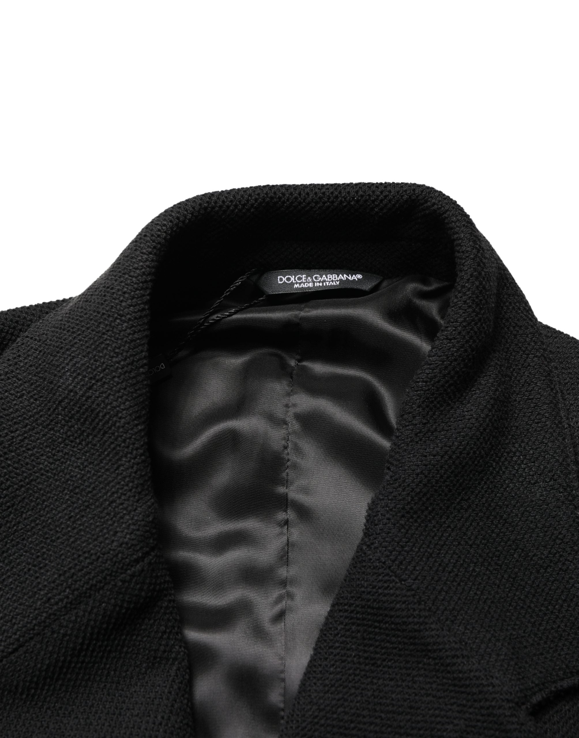 Dolce & Gabbana Black Double Breasted 2 Buttons Suit Jacket