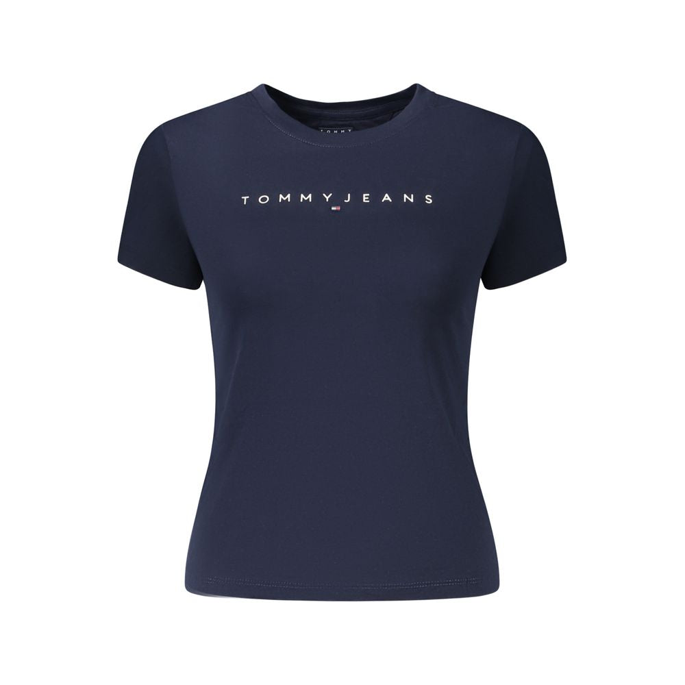 Tommy Hilfiger Blue Cotton Women T-Shirt