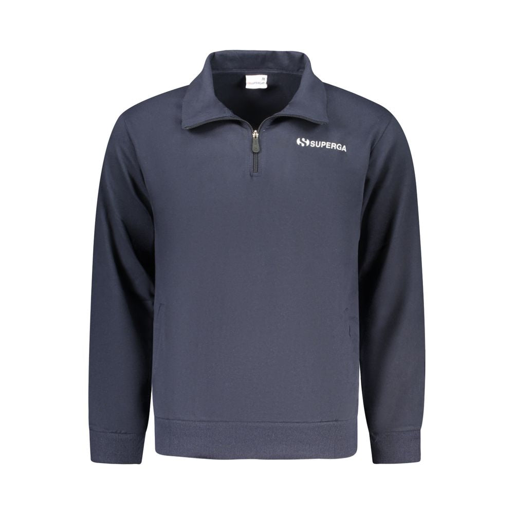 Superga Blue Cotton Sweatshirt