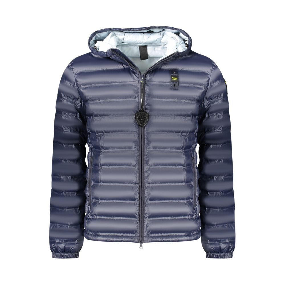 Blauer Blue Polyamide Shell Jacket