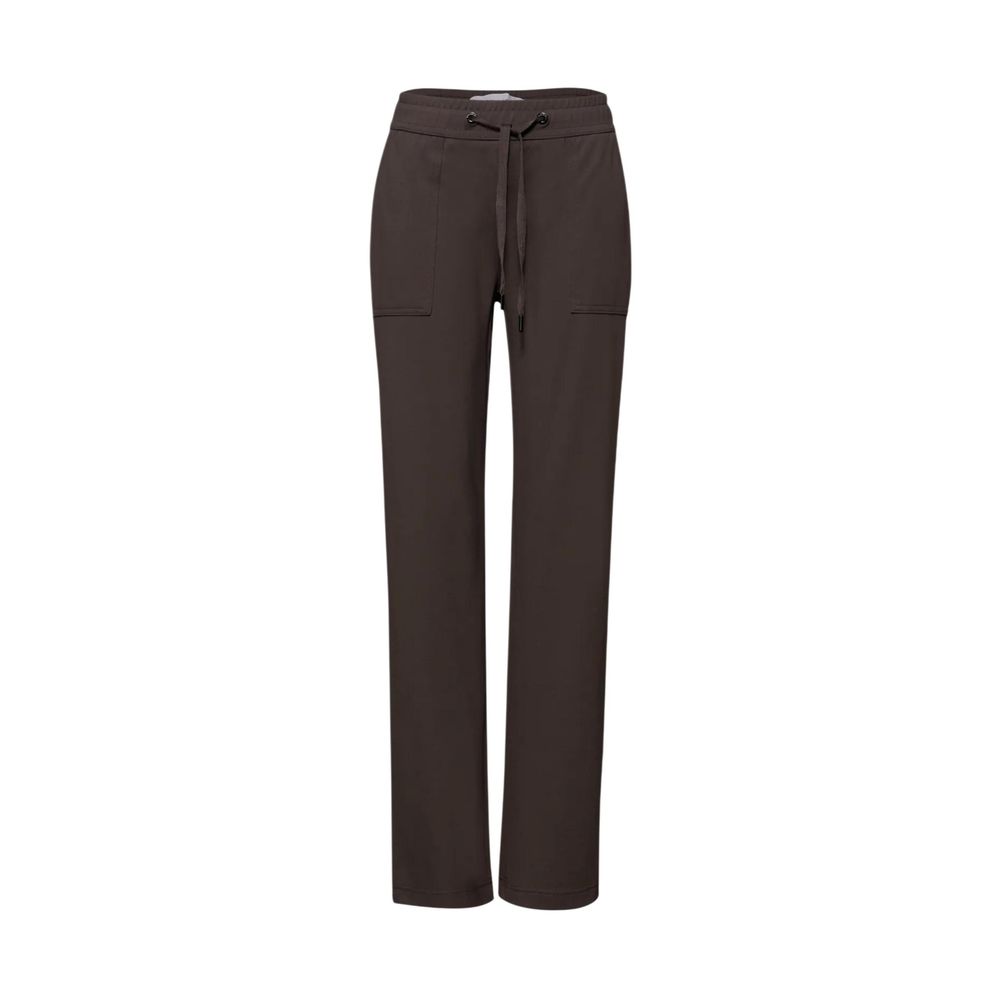 Street One Brown Viscose Casual Pants